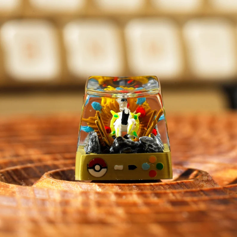 Nút Keycap Resin Pokemon Arceus Dành cho bàn phím cơ