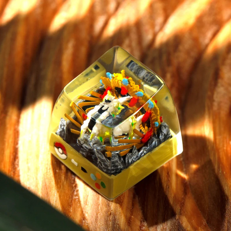 Nút Keycap Resin Pokemon Arceus Dành cho bàn phím cơ