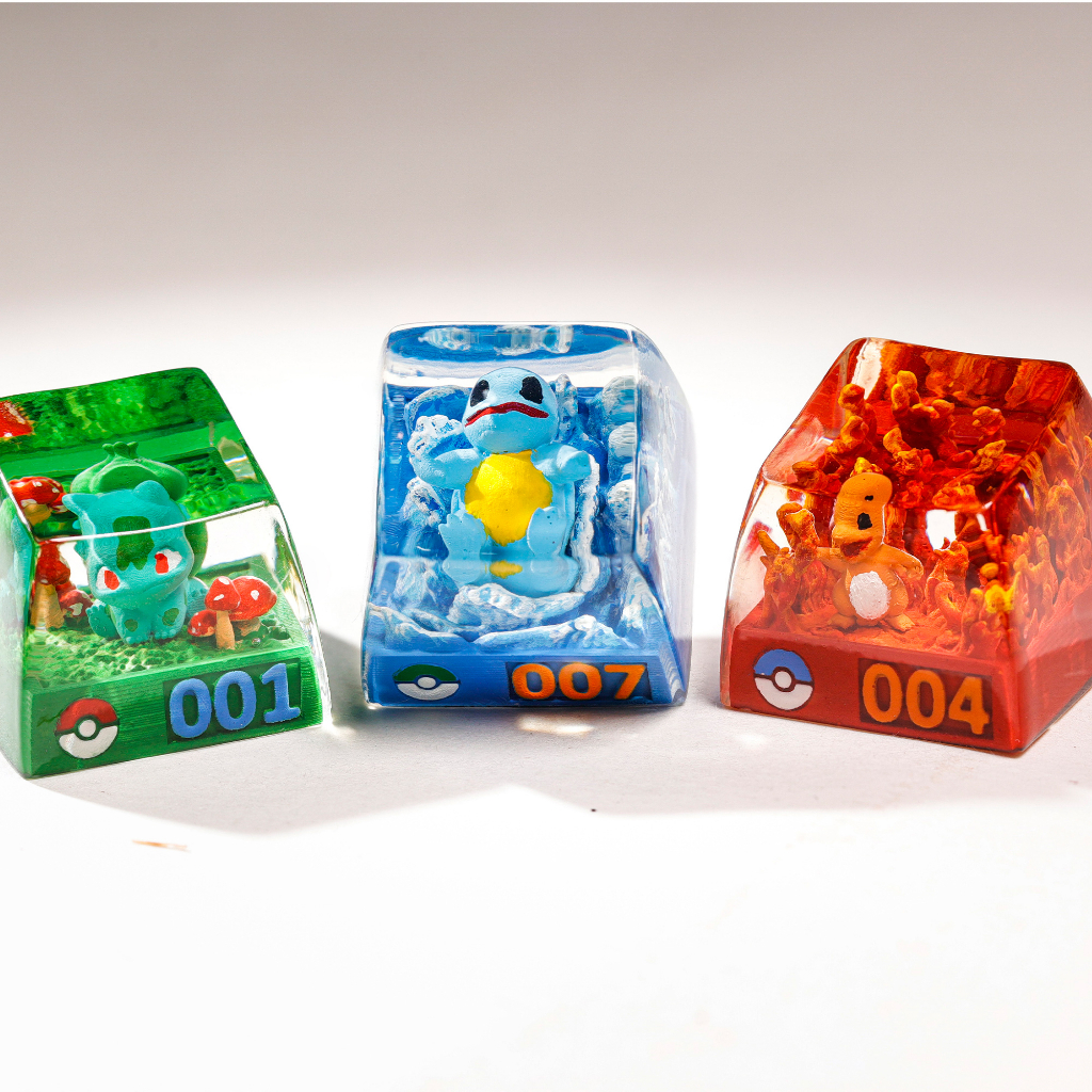 Combo 3 Keycap Resin Pokemon dành cho bàn phím cơ
