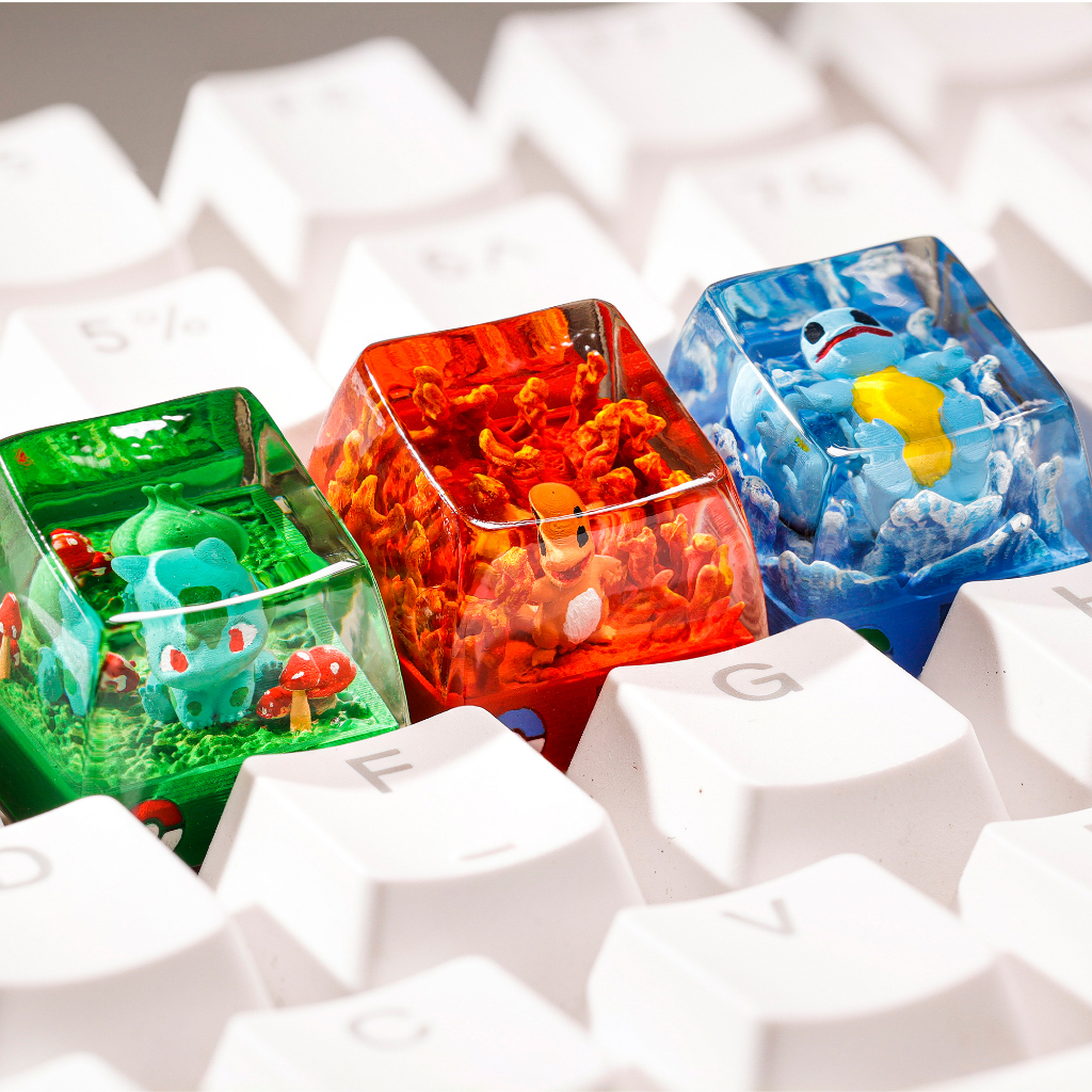 Combo 3 Keycap Resin Pokemon dành cho bàn phím cơ