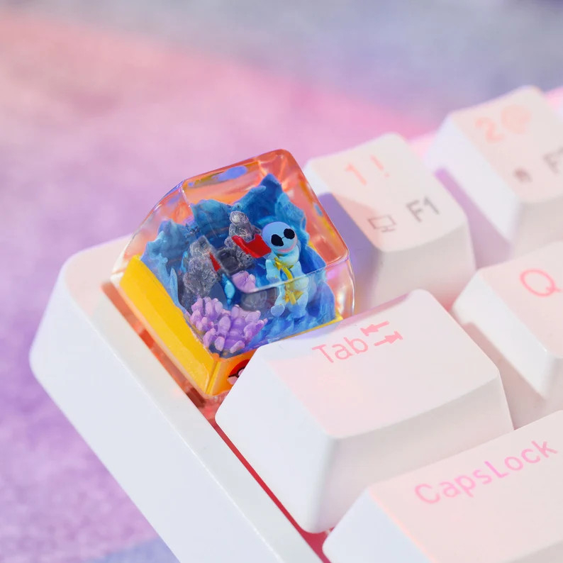 Nút Keycap Pokemon Squirtle Dành cho bàn phím cơ