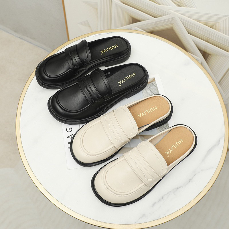 [ XẢ KHO ] Giày oxford moca lười đế cao 2cm