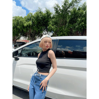 Áo Ba Lỗ Croptop EIGHTYK Thun Trơn
