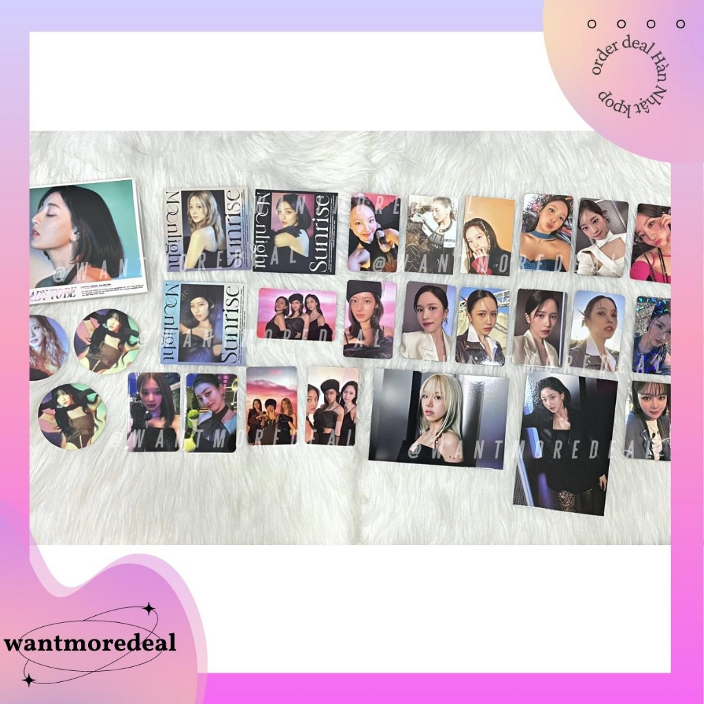 OFF - TWICE Photocard - Album Ready to Be - Digi pack - POB - Chính hãng