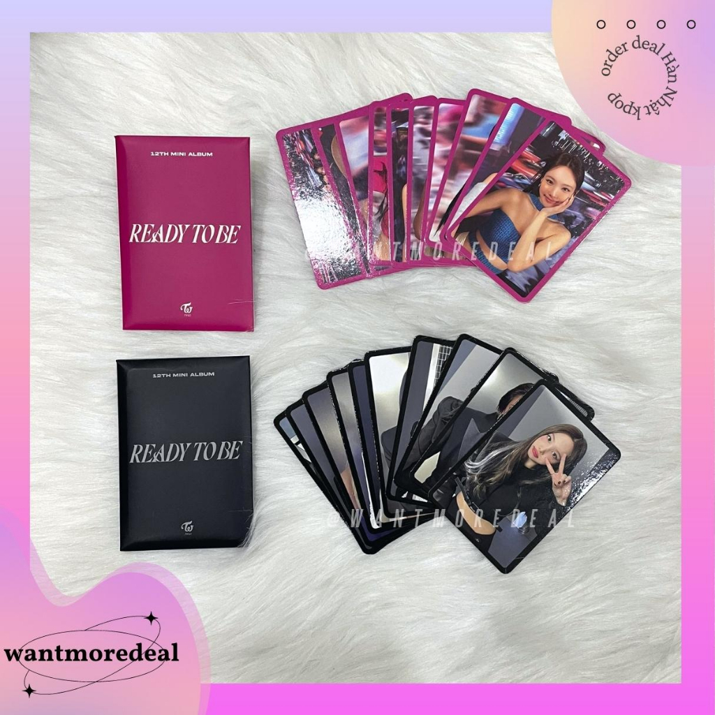 OFF - TWICE Photocard - Album Ready to Be - Digi pack - POB - Chính hãng