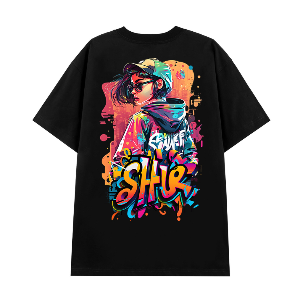 Áo thun STREET STYLE form rộng tay lỡ nam nữ Local Brand DOPIE 100% cotton Oversized SS4