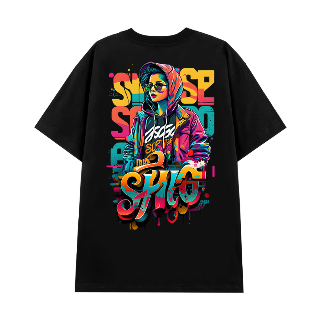 Áo thun STREET STYLE form rộng tay lỡ nam nữ Local Brand DOPIE 100% cotton Oversized SS3