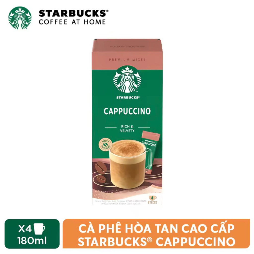 Cà phê hòa tan cao cấp Starbucks® Cappuccino