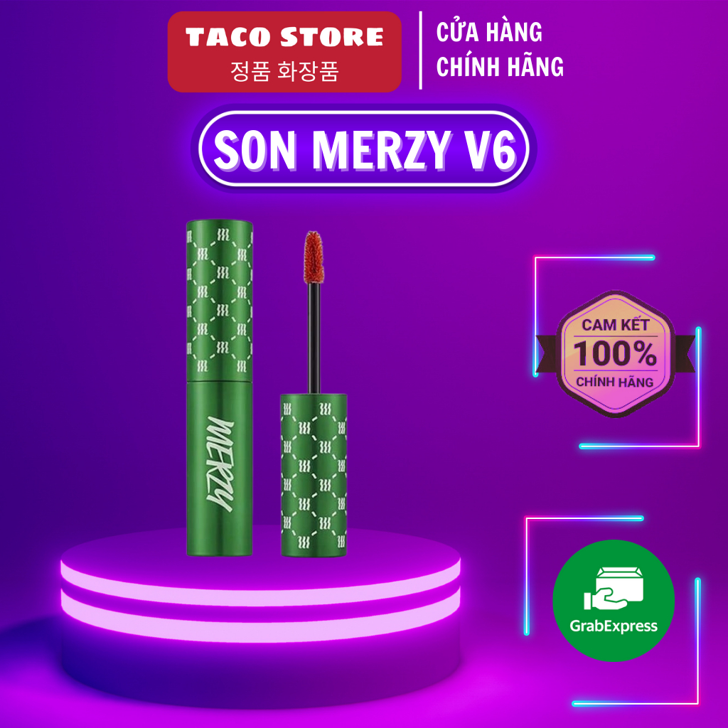 Son Merzy V6 vỏ Xanh Lá - Son kem thỏi Merzy Another Me The First Velvet Tint V6