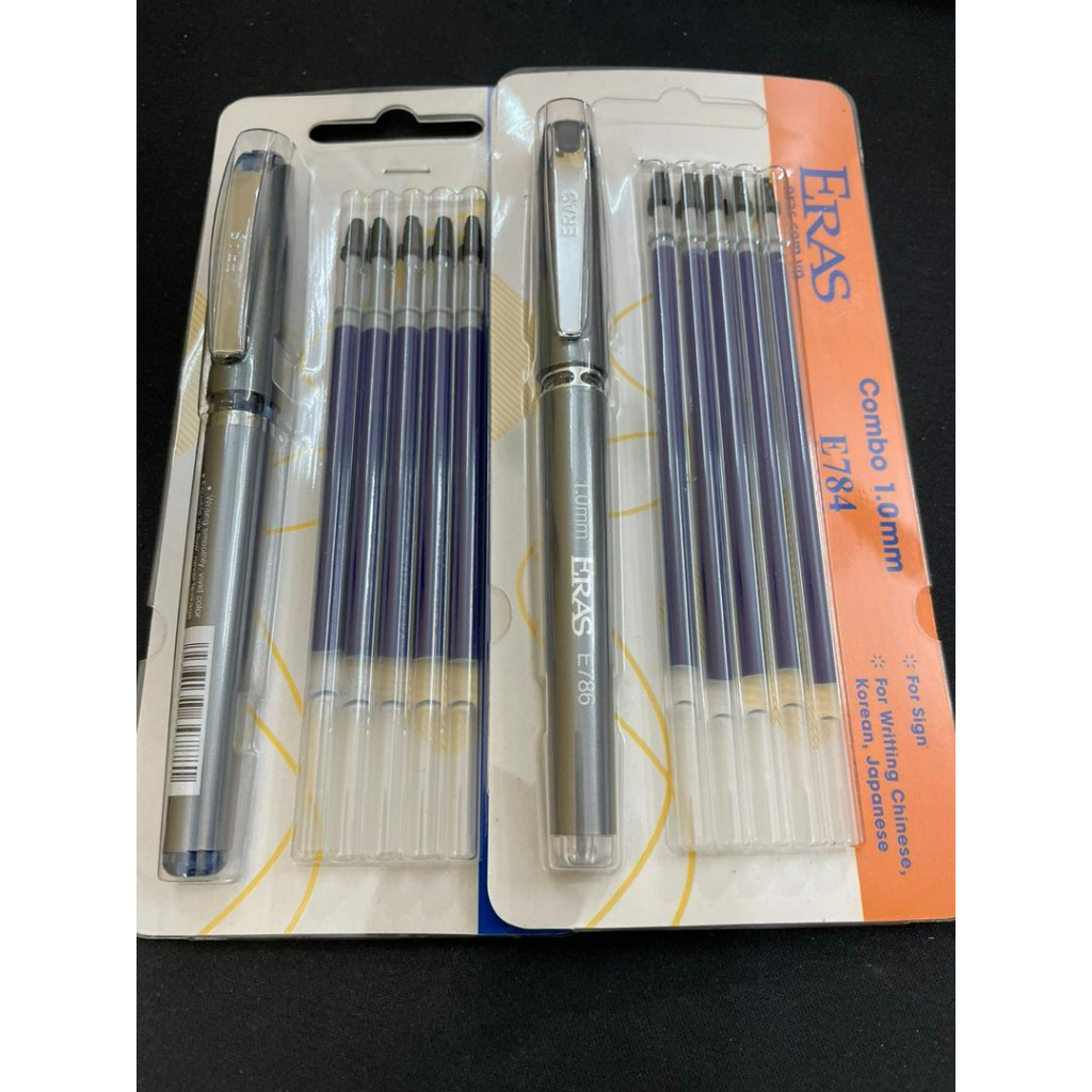 Combo Bút Ký 1.0mm và 5 Ngòi Thay Thế Eras E784