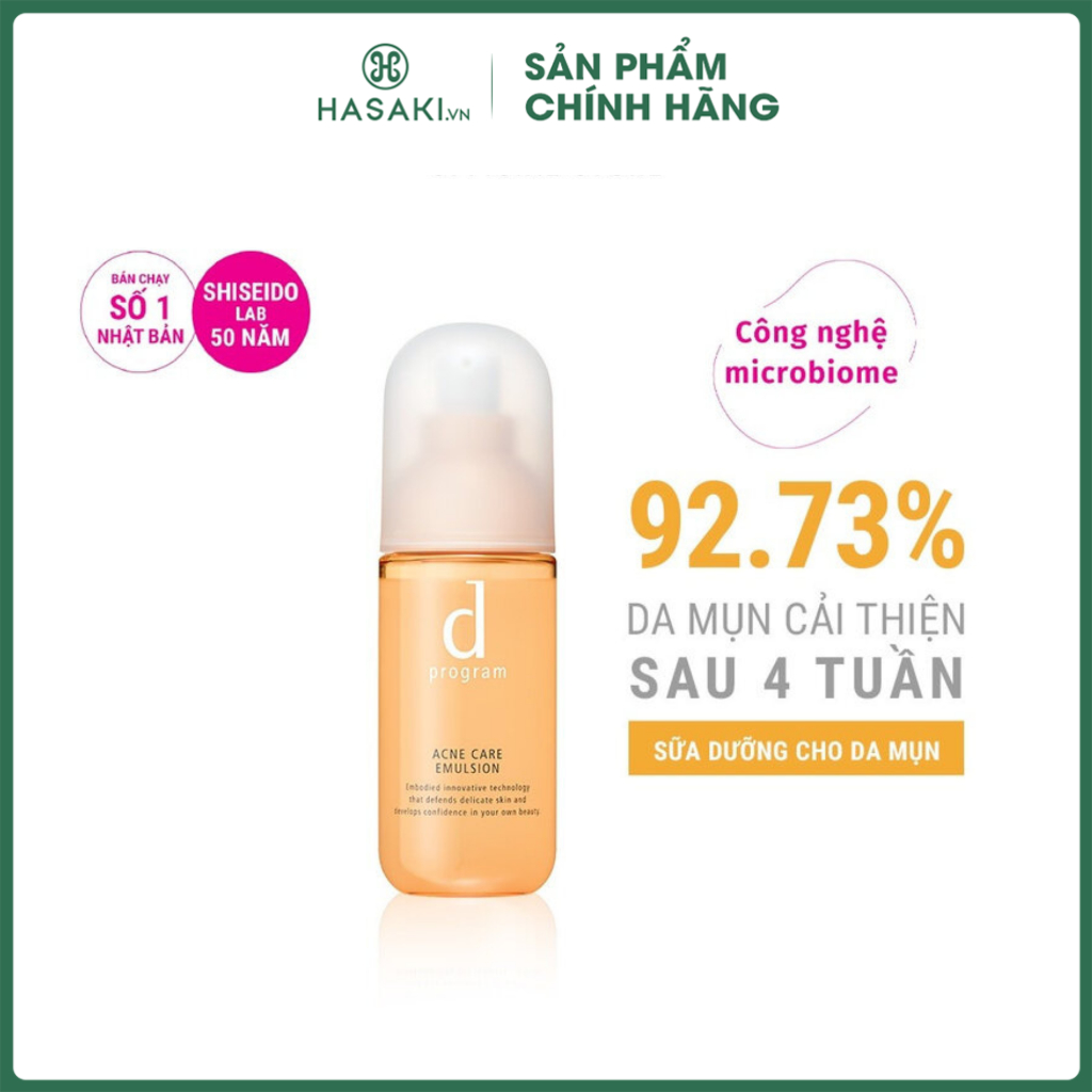 Sữa Dưỡng d program Dành Cho Da Mụn Acne Care Emulsion 100ml