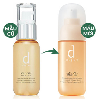 Sữa Dưỡng d program Dành Cho Da Mụn Acne Care Emulsion 100ml