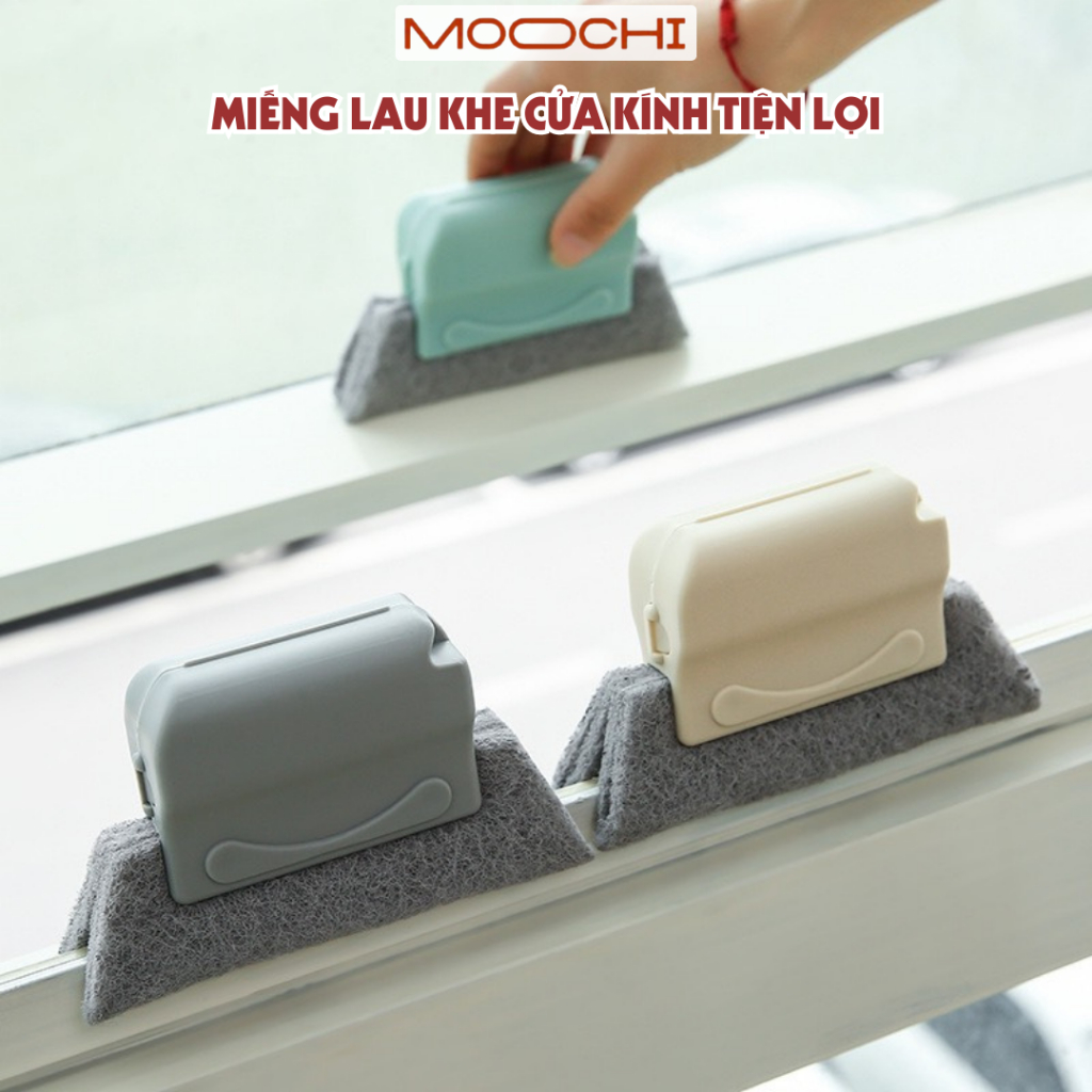 Miếng Lau Khe Cửa Kính Tiện Dụng, Dụng Cụ Vệ Sinh Cửa Kính Hiệu Quả