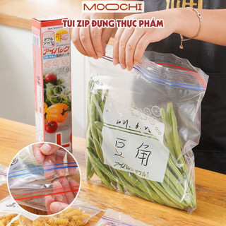 Túi Zip Đựng Thực Phẩm Hàng Xuất Nhật Bảo Quản Thực Phẩm An Toàn Tiện Lợi