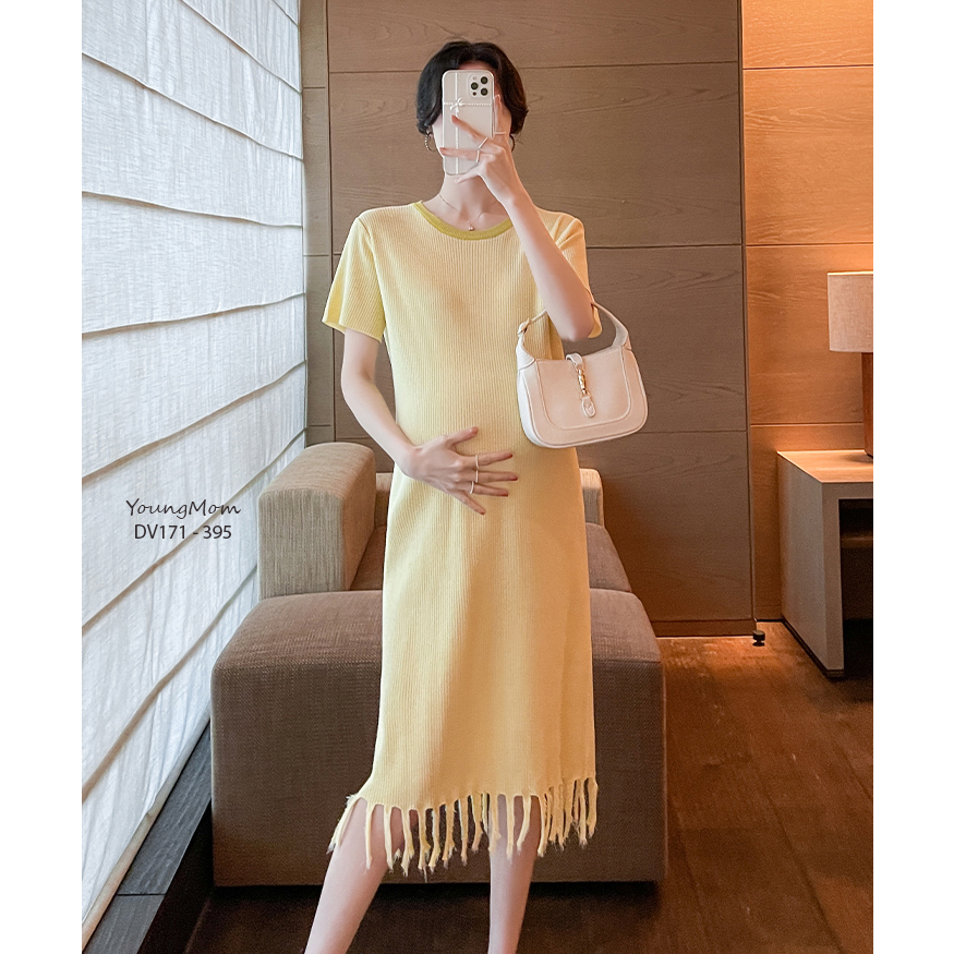 Đầm bầu DV171 hàng nhập cao cấp shop Young Mom