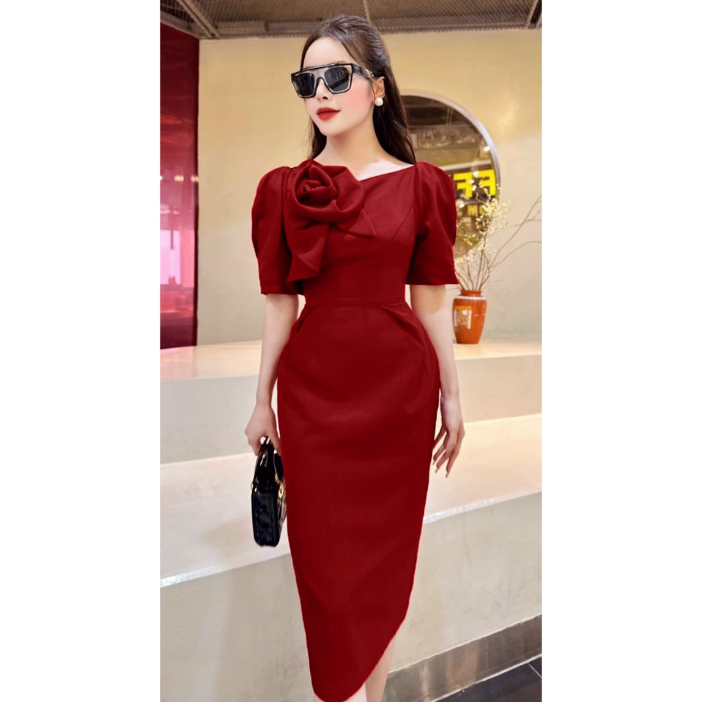 Đầm Body bông ngực sang trọng hàng cao cấp - YB230323
