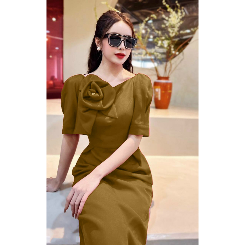 Đầm Body bông ngực sang trọng hàng cao cấp - YB230323