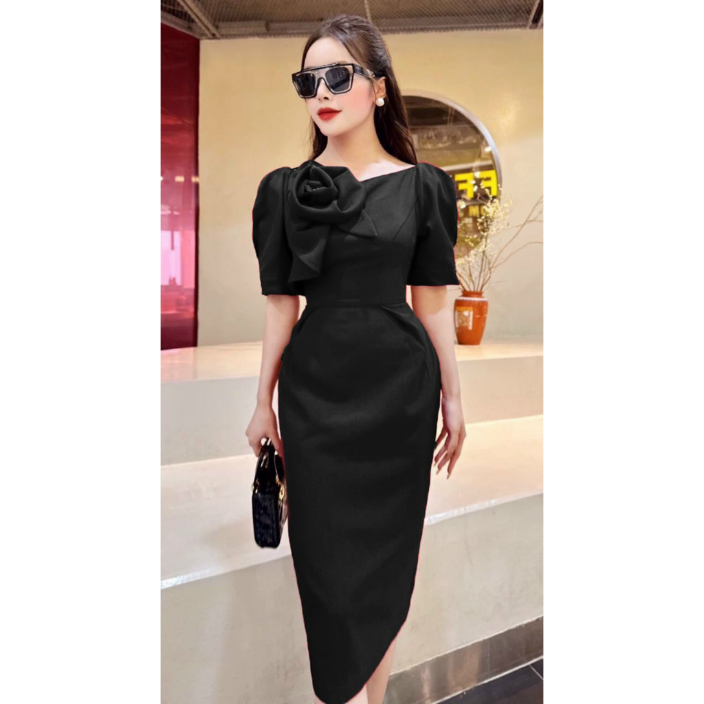 Đầm Body bông ngực sang trọng hàng cao cấp - YB230323