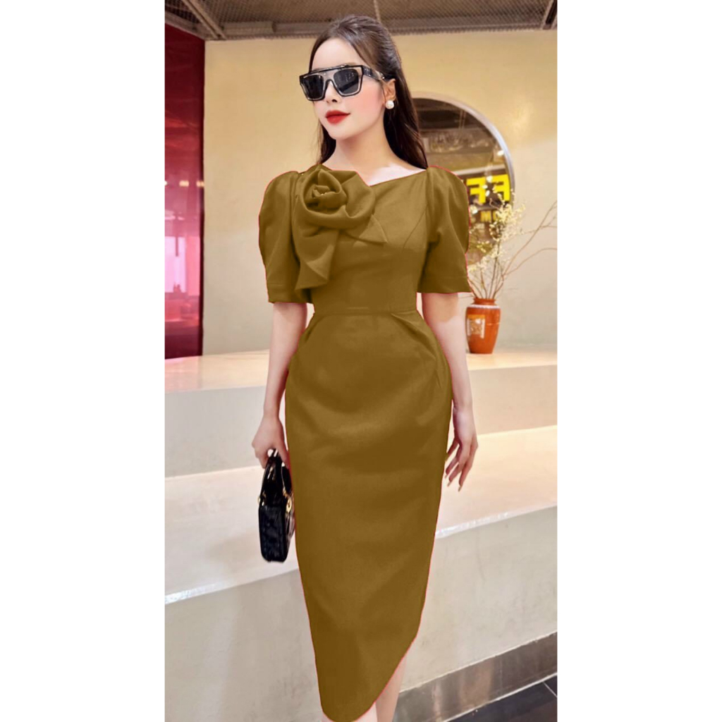 Đầm Body bông ngực sang trọng hàng cao cấp - YB230323