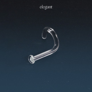 Khuyên mũi trong suốt thủy tinh Nostril Glass Elegant