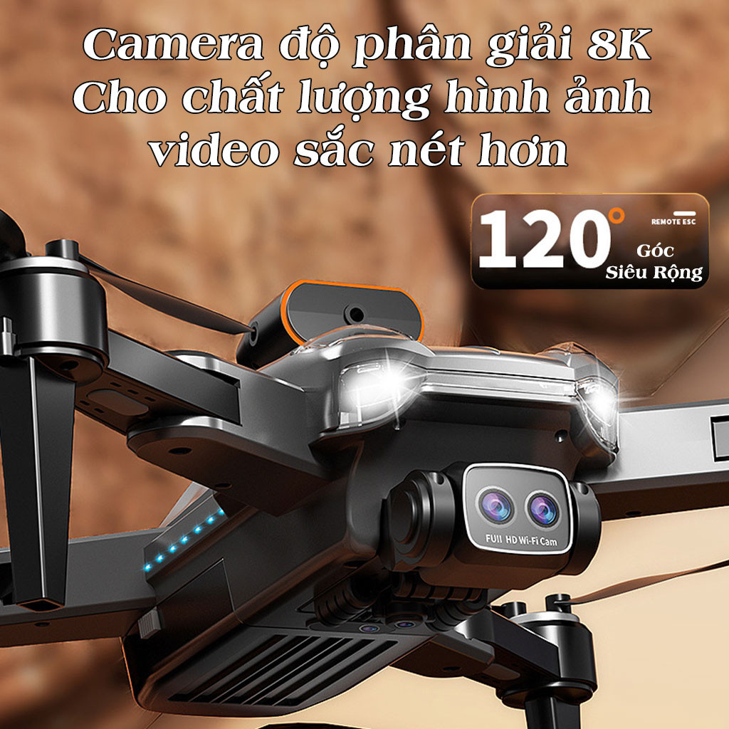 Máy bay flycam camera mini giá rẻ P11 Pro Max,plycam 4k có cảm biến vật cản 4 hướng, bay 30p, tầm xa 1500m | BigBuy360 - bigbuy360.vn