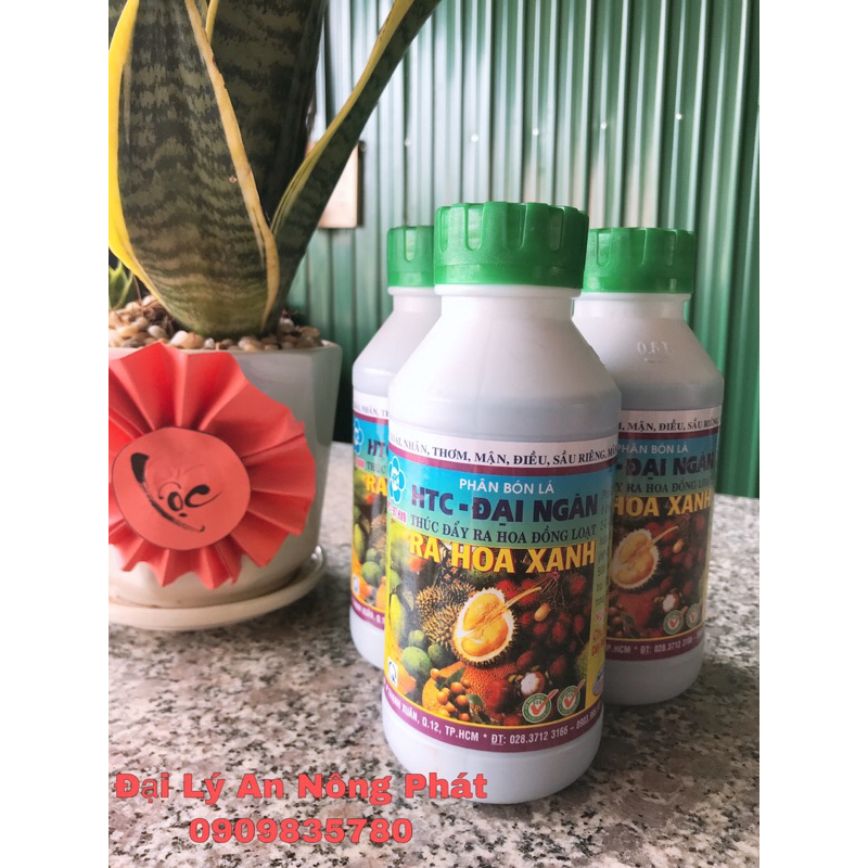 Phân Bón Lá HTC - Đại Ngàn Ra Hoa Xanh 500ml thúc đẩy ra hoa đồng loạt