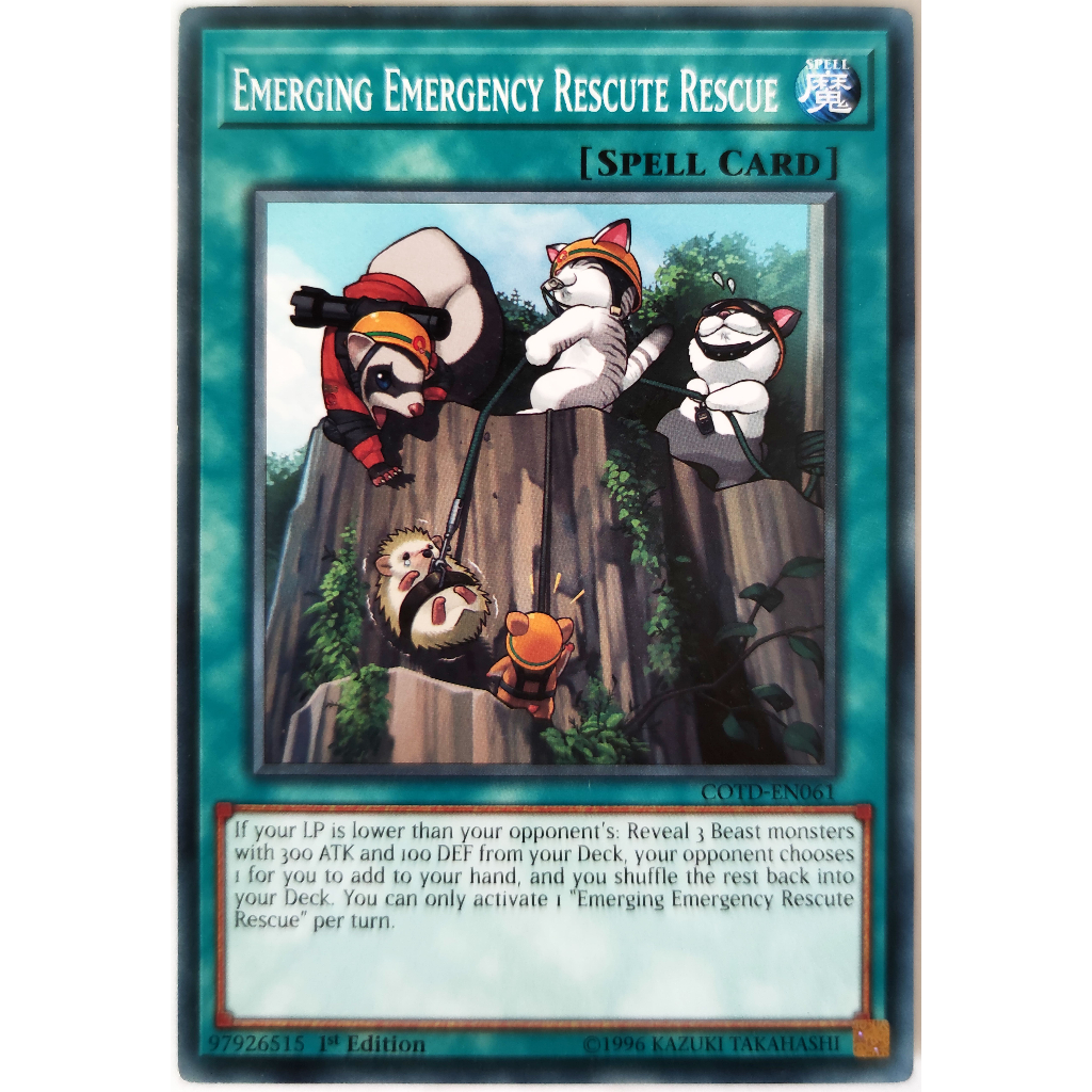 [Thẻ Yugioh] Emerging Emergency Rescute Rescue |EN| Common