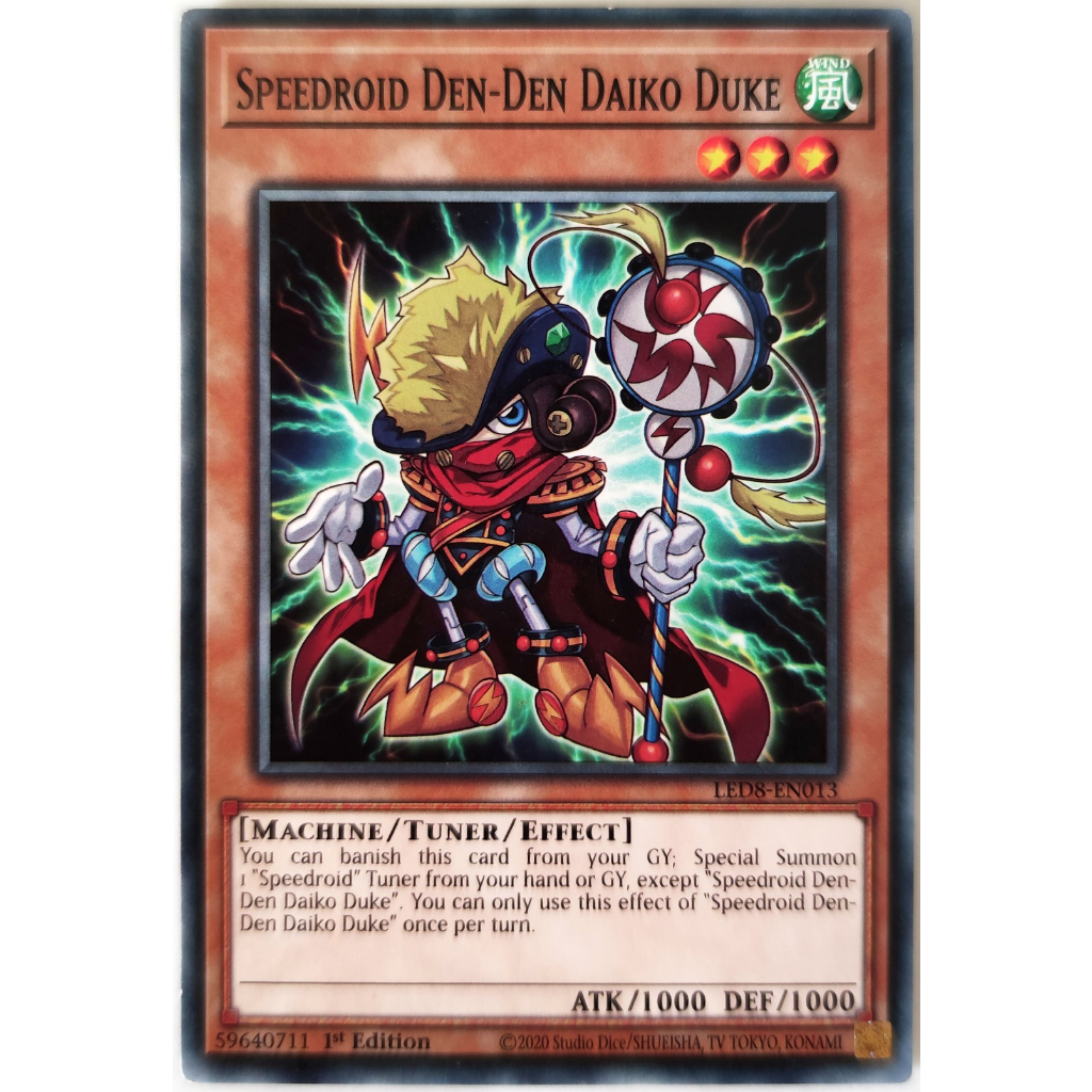 [Thẻ Yugioh] Speedroid Den-Den Daiko Duke |EN| Common