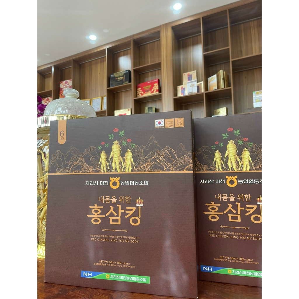 NƯỚC HỒNG SÂM VUA NONGHYUP RED GINSENG KING FOR MY BODY HÀN QUỐC