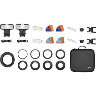 Bộ Đèn Flash Hỗ Trợ Chụp Macro Godox MF12 K2 2-Light Kit
