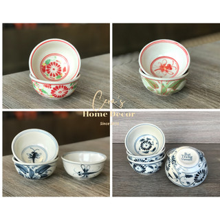 Chén Mắm men rạn vẽ tay giả cổ loại 1 gốm Bát Tràng chính hãng