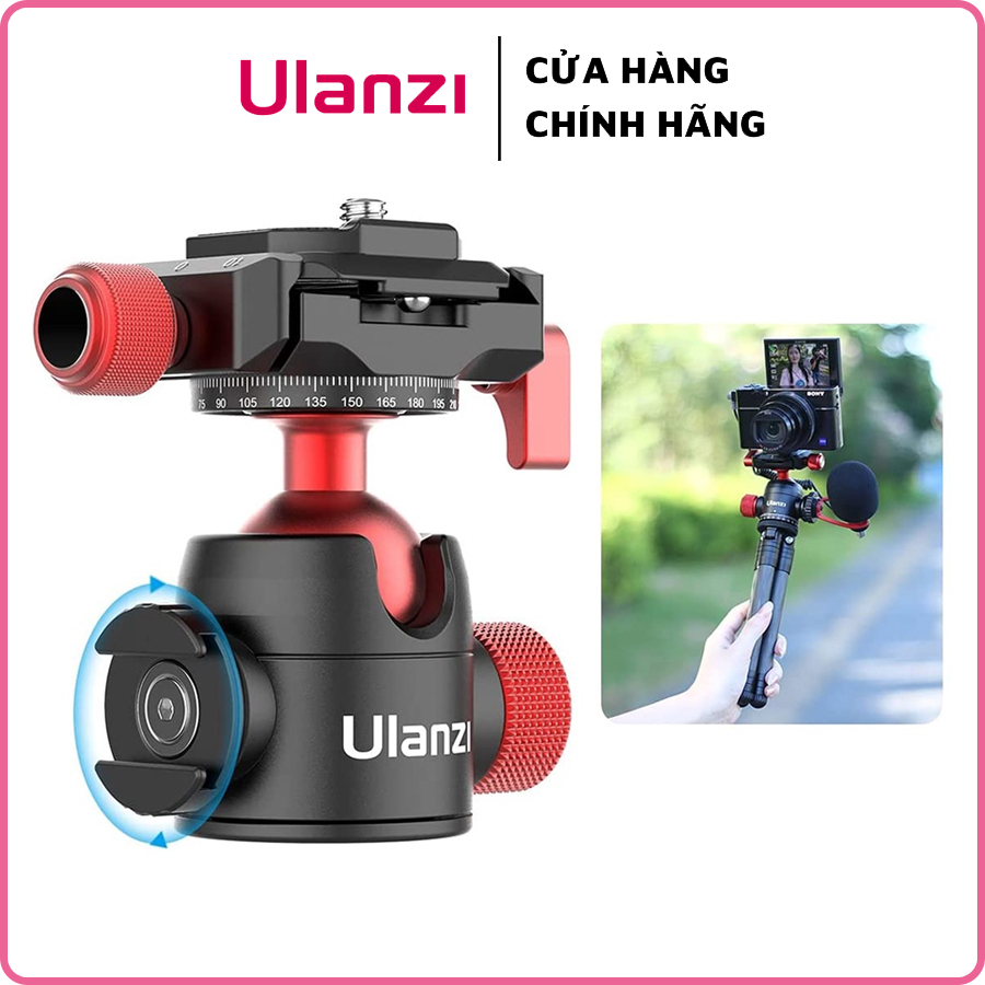 Ballhead Kim Loại Ulanzi U-70 Xoay 360°
