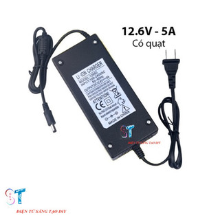 Nguồn Adapter 12.6V 5A Nguồn Sạc Pin 3S Có Quạt Tản Nhiệt
