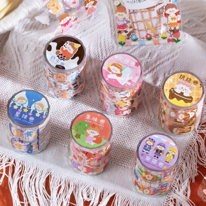 Washi Tape PVC Hoạt Hình Dễ Thương Chu Kì 25cm