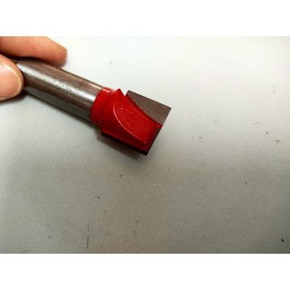 Mũi phay router đáy thẳng, mũi phay ba dao cốt 12.5mm đầu 20li,22li, 25li, 28li, 31li mũi phay thẳng vét đáy