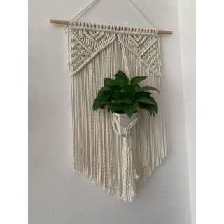 rèm treo cây macrame