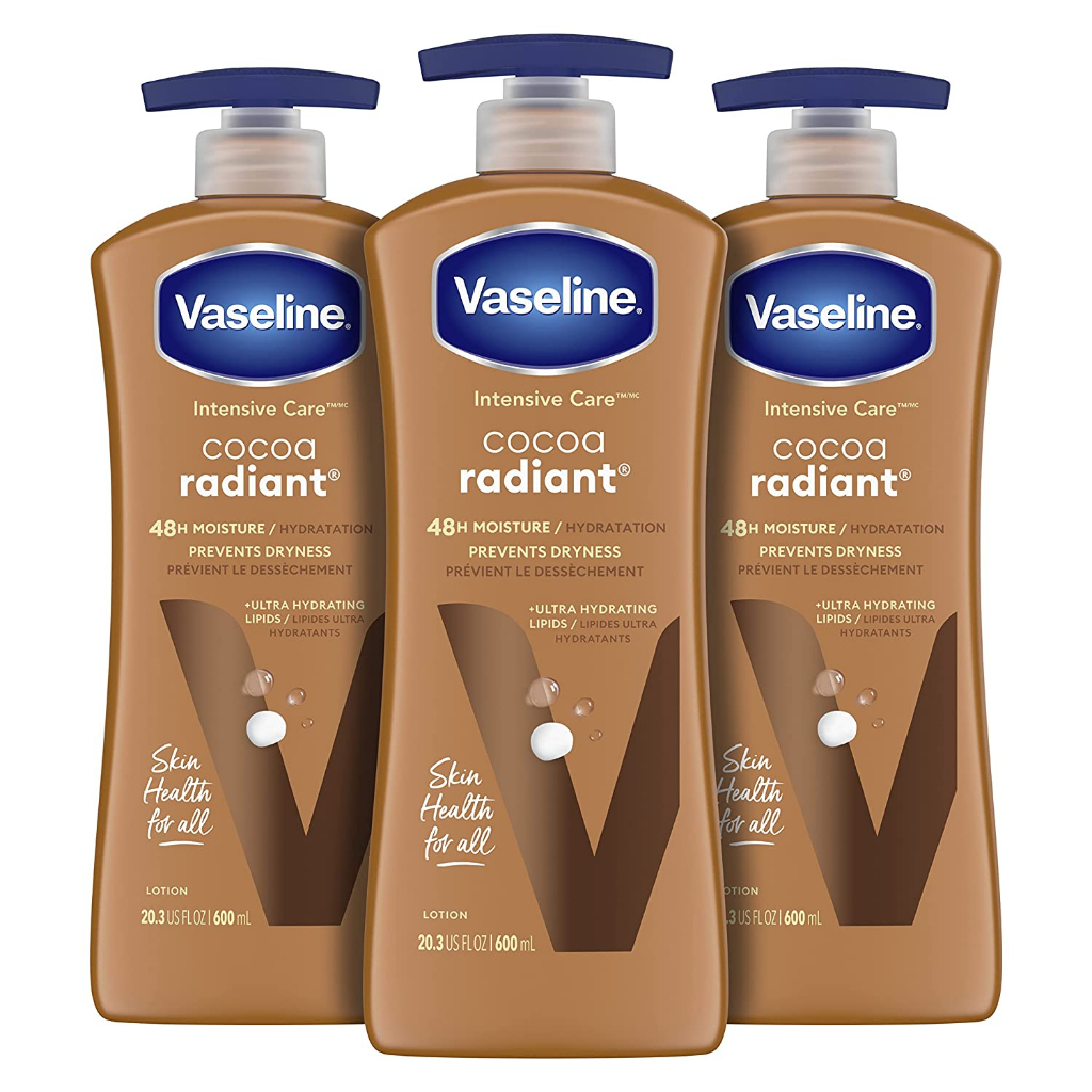 Vaseline Dưỡng Ẩm Toàn Thân Cocoa Radiant Body Lotion 600ml