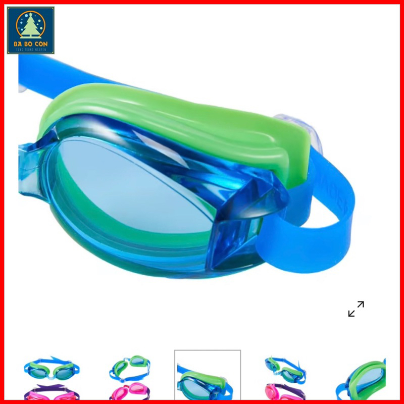 [ CHÍNH HÃNG ] Kính bơi trẻ em Anko size 3-6 tuổi, điều chỉnh được cầu kính và dây kính, chống tia UV 100%