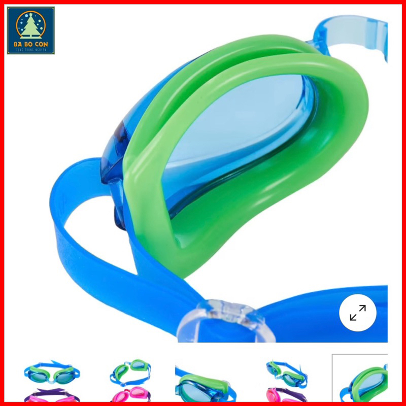 [ CHÍNH HÃNG ] Kính bơi trẻ em Anko size 3-6 tuổi, điều chỉnh được cầu kính và dây kính, chống tia UV 100%