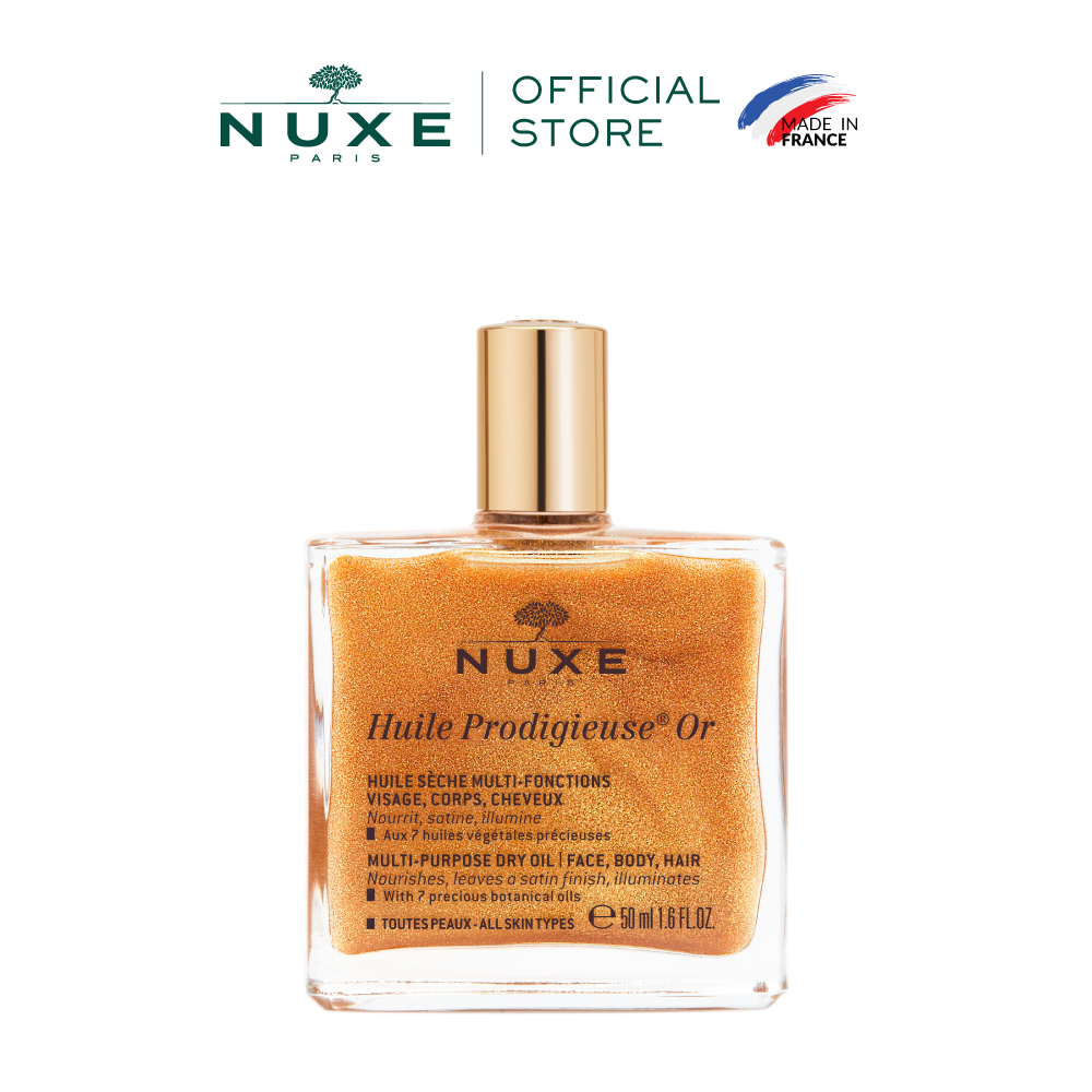 Dầu khô có nhũ Nuxe Huile Prodigieuse Shimmering Dry Oil 50ml