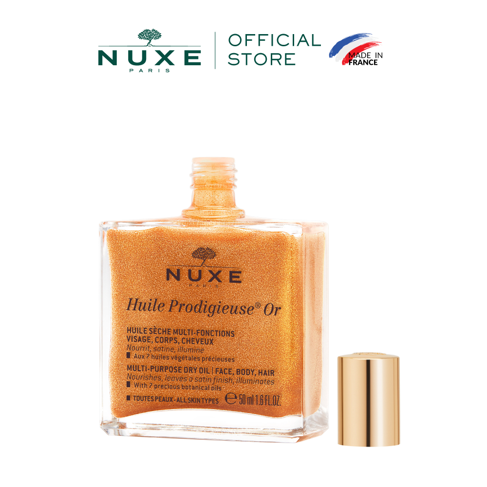 Dầu khô có nhũ Nuxe Huile Prodigieuse Shimmering Dry Oil 50ml