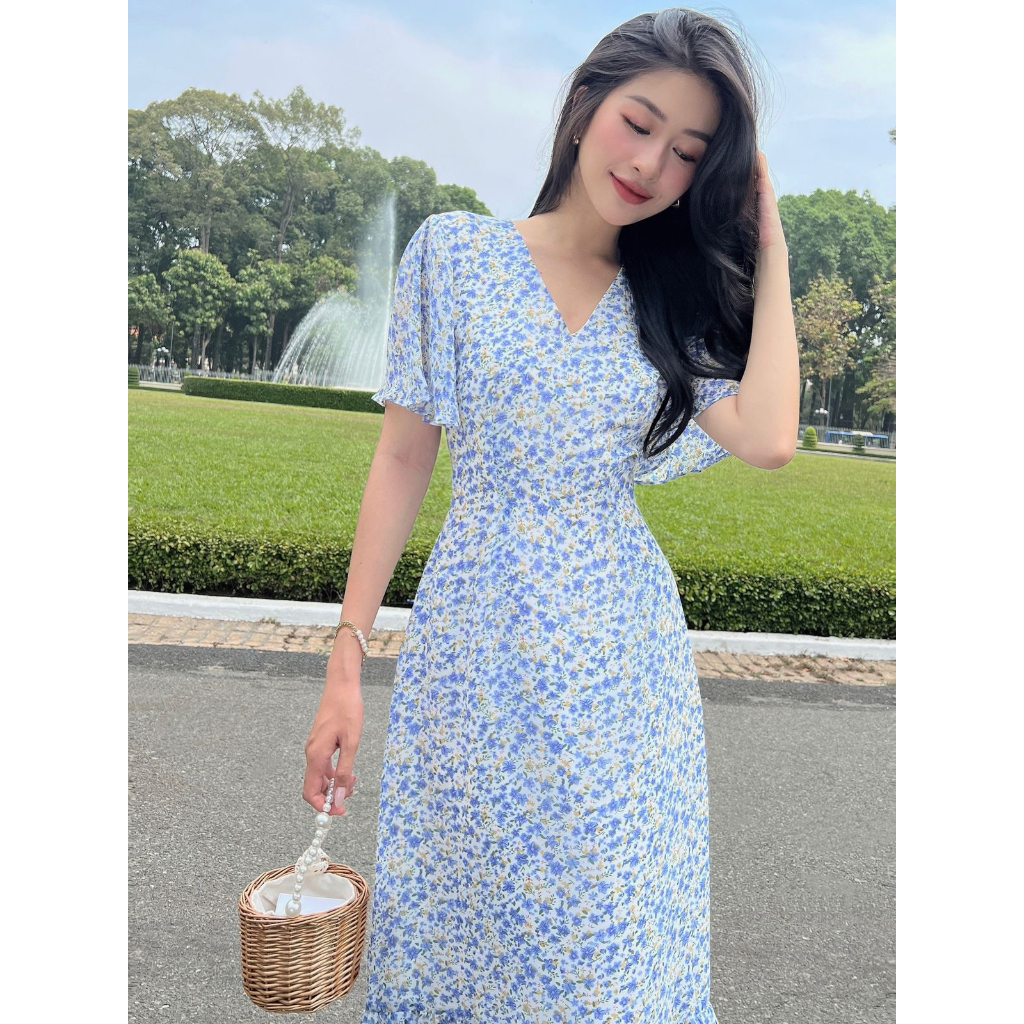 COLUS - Đầm voan hoa đuôi cá