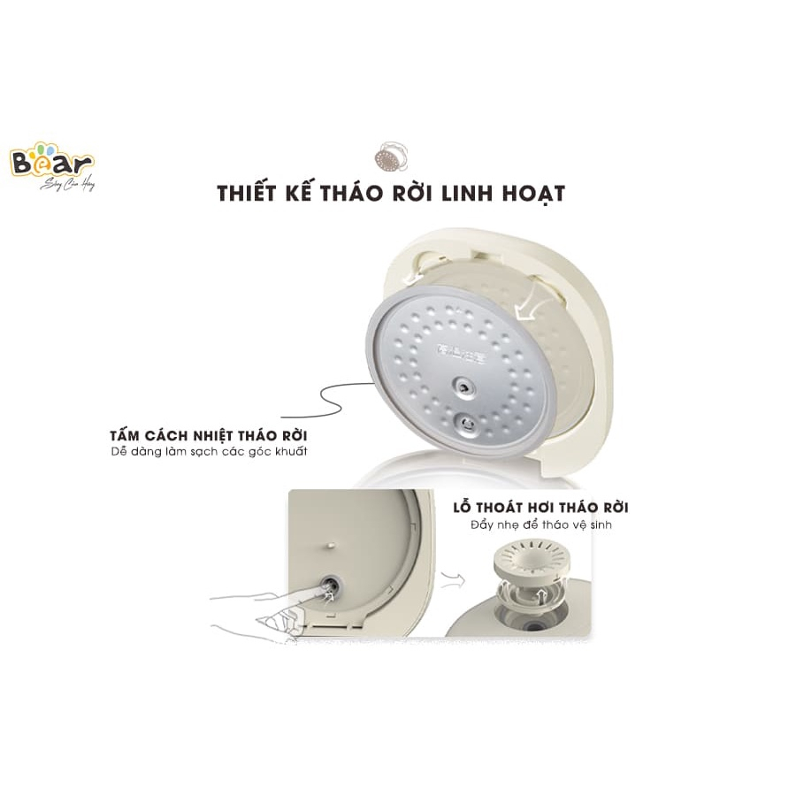 Nồi cơm điện thông minh Bear SUBE015