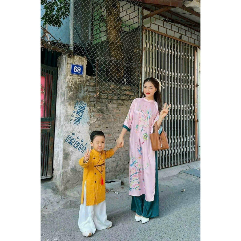 Túi đeo chéo xách 2in1 tay tăng kèm ô khóa móc gấu khăn lụa