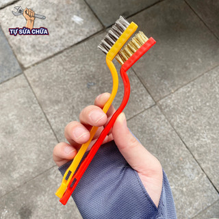 Bàn chải sắt, bàn chải đồng chuyên đánh bóng làm sạch kim loại rỉ sét