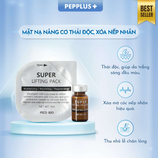 Mặt nạ nâng cơ thải độc xóa nhăn thu nhỏ lỗ chân lông sáng đều màu da Pepplus - Hàng chính hãng