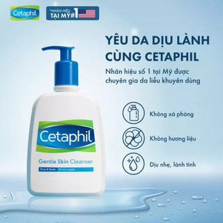 Sữa rửa mặt cetaphil 473ml cho da dầu và da nhạy cảm