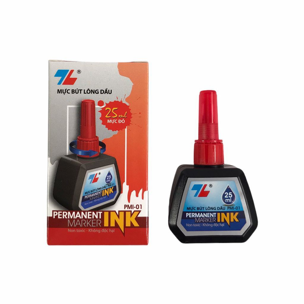 Mực Châm Bút Lông Dầu Thiên Long PMI - 01 - không dùng cho ghi bảng - văn phòng  phẩm phát đạt