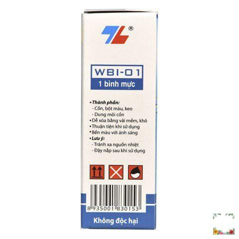 Mực Châm Bút Lông Bảng Thiên Long WBI - 01 Châm Cho  WB 02, WB03  -Văn Phòng Phẩm Phát Đạt