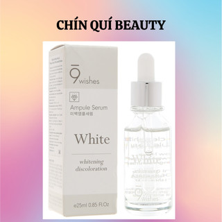 Tinh Chất Cấp Ẩm, Dưỡng Trắng Da 9 Wishes Miracle White whitening discolonaration Ampule Serum 25ml